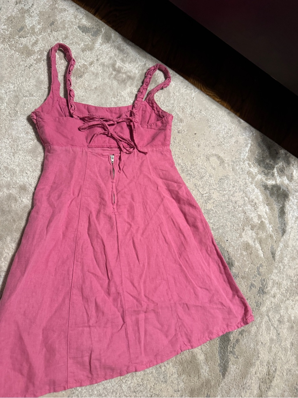 Zara Hot Pink Strappy Sundress